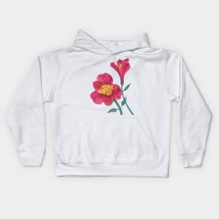 Beautiful Lily Flower Kids Hoodie